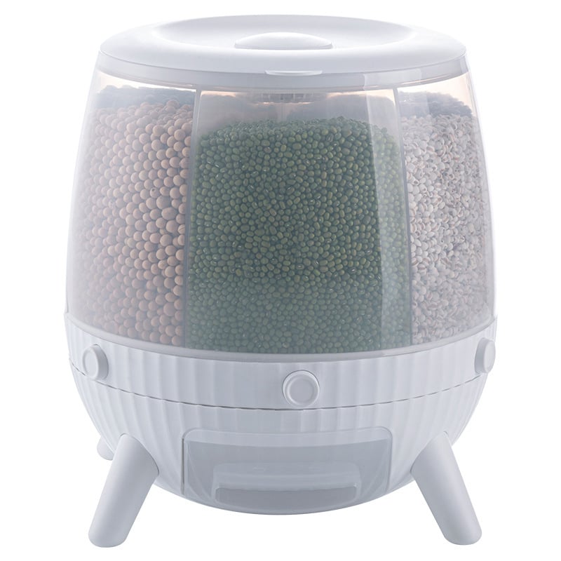 Контейнер за ориз за домашна кухня, влагоустойчив и против насекоми, пластмасова кутия за съхранение на зърнени храни, хранителен клас