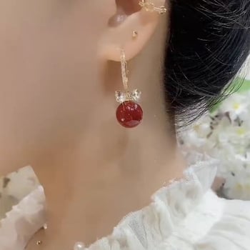 Γυναικείοι σκουλαρίκια με κόκκινα μαργαριτάρια – κομψά, πολυχρηστικά και υψηλής ποιότητας