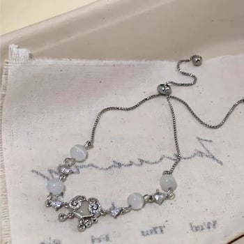 Βραχιόλι με χάντρες ματιού γάτας, σε κινεζικό Stul, ρετρό εθνικού σχεδιασμού