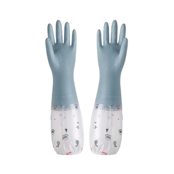 Οικιακά γάντια για φθινοπωρινό και χειμερινό διάστημα, για πλύσιμο πιάτων και καθάρισμα κουζίνας, αδιάβροχα και ανθεκτικά, με βελούδινη επένδυση, παχύτερα, με επιμηκυμένο μήκος