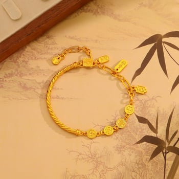 Γυναικείο βραχιόλι-μισό σε Νέο Κινέζικό Στυλ 2025 Σχεδίαση, παραδοσιακή χειροτεχνία, διακριτικό, ευέλικτο κόσμημα