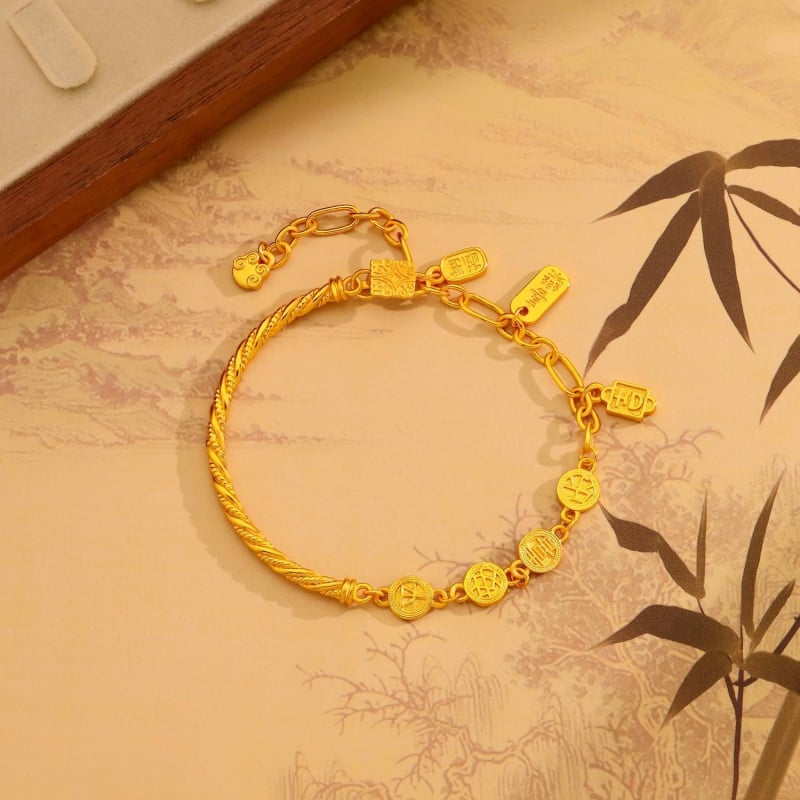 Γυναικείο βραχιόλι-μισό σε Νέο Κινέζικό Στυλ 2025 Σχεδίαση, παραδοσιακή χειροτεχνία, διακριτικό, ευέλικτο κόσμημα