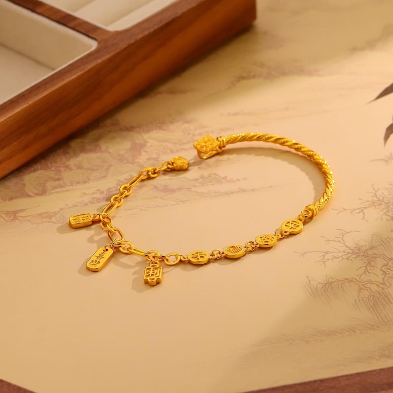 Γυναικείο βραχιόλι-μισό σε Νέο Κινέζικό Στυλ 2025 Σχεδίαση, παραδοσιακή χειροτεχνία, διακριτικό, ευέλικτο κόσμημα