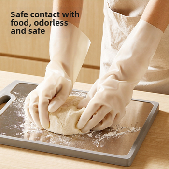 Γάντια νιτριλίου για πλύσιμο πιάτων – αδιάβροχα γάντια κουζίνας για καθαρισμό και οικιακές εργασίες