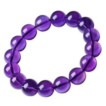 Φυσικό βραχιόλι από αμέθυστο, γυναικείο, μονοκλωνικό, συλλεκτικής σειράς, δώρο, κοσμήματα τύχης