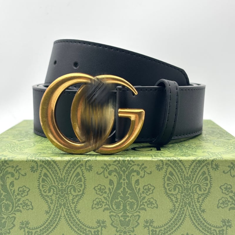 Double-C колан, цветен и минималистичен стил, гладък катарама, двуслойна телешка кожа, широк колан