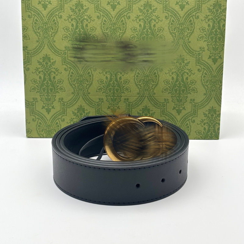 Double-C колан, цветен и минималистичен стил, гладък катарама, двуслойна телешка кожа, широк колан