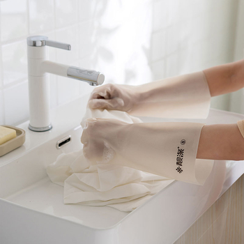 Γυναικείες γάντες νιτριλίου για το πλύσιμο πιάτων, κουζίνας, αδιάβροχα και ανθεκτικά τον χειμώνα