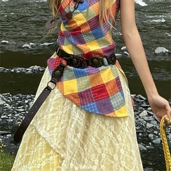 Ženski kaiš u boho etničkom stilu, dekorativni široki kaiš za haljine u zapadnom retro izgledu