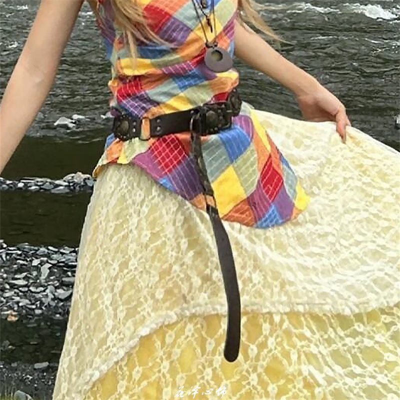 Ženski kaiš u boho etničkom stilu, dekorativni široki kaiš za haljine u zapadnom retro izgledu