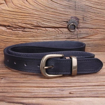 Retro crni kaiš, unisex, u korejskom stilu, minimalistički dizajn, za traperice