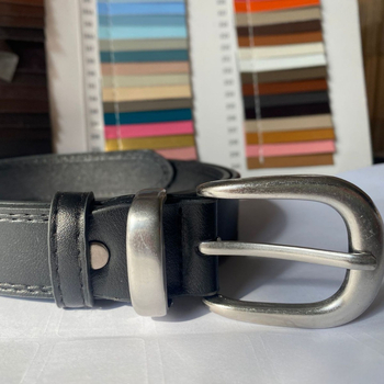 Retro crni kaiš, unisex, u korejskom stilu, minimalistički dizajn, za traperice