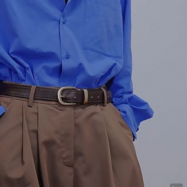 Retro crni kaiš, unisex, u korejskom stilu, minimalistički dizajn, za traperice