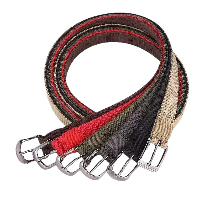 Ženski platneni kaiš s kopčom od legure, pleteni najlon, casual i elegantan, jednostavan i čvrst, širina 2,5 cm.