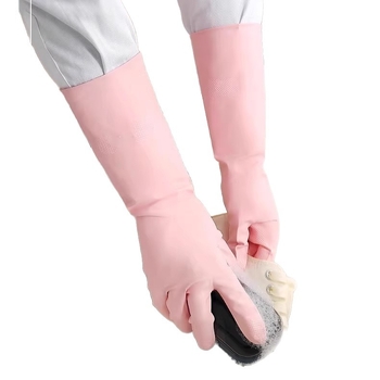 Γυναικείες νιτριλικές γάντες για πλύσιμο πιάτων, παχιές, ανθεκτικές, αδιάβροχες, οικιακή χρήση