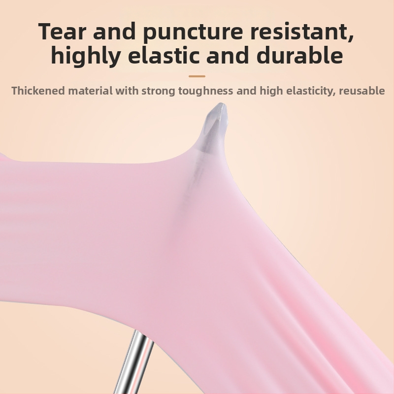 Nitrilové kuchynské rukavice na umývanie riadu, dlhý manžet, potravinová trieda, vodotesné a olejovzdorné