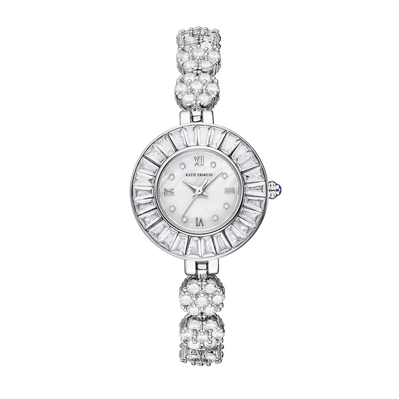 Дамски часовник на гривна, водоустойчив кварцов модел, елегантен и модерен, лек лукс