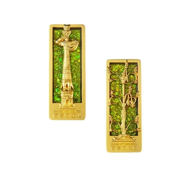 Sanxingdui magnets za frižider s učinkom tekućeg pijeska, brončano Drvo bogova, kulturni suvenir