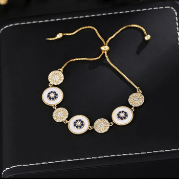 Βραχιόλι από κράμα με οκτακτινο αστέρι, νιχ σχεδιασμός γαλλικού ύψους, αναδιπλούμενο μοντέρνο κόσμημα για γυναίκες