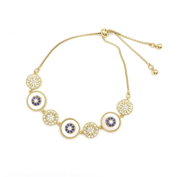 Βραχιόλι από κράμα με οκτακτινο αστέρι, νιχ σχεδιασμός γαλλικού ύψους, αναδιπλούμενο μοντέρνο κόσμημα για γυναίκες