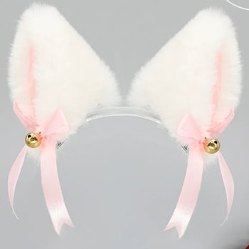 Ručni rad, naglavna traka u japanskom stilu s pliš mačjim i lisjim ušima