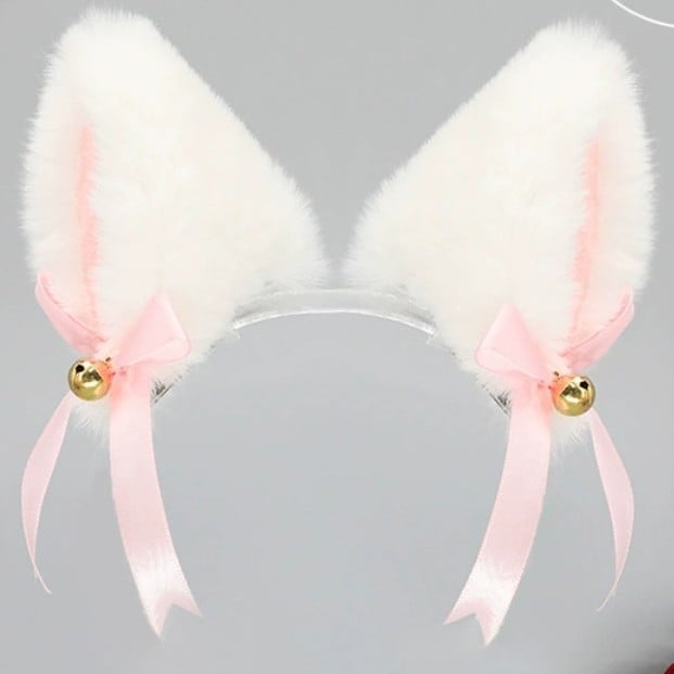 Ručni rad, naglavna traka u japanskom stilu s pliš mačjim i lisjim ušima