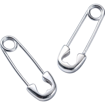 Nalan S925 srebrne naušnice – unisex minimalistične U-oblike, naušnice s klipsom za papir G0586