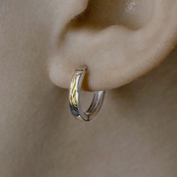 Pozlaćene naušnice od sterling srebra – unisex, elegantan dizajn, moderan luksuz