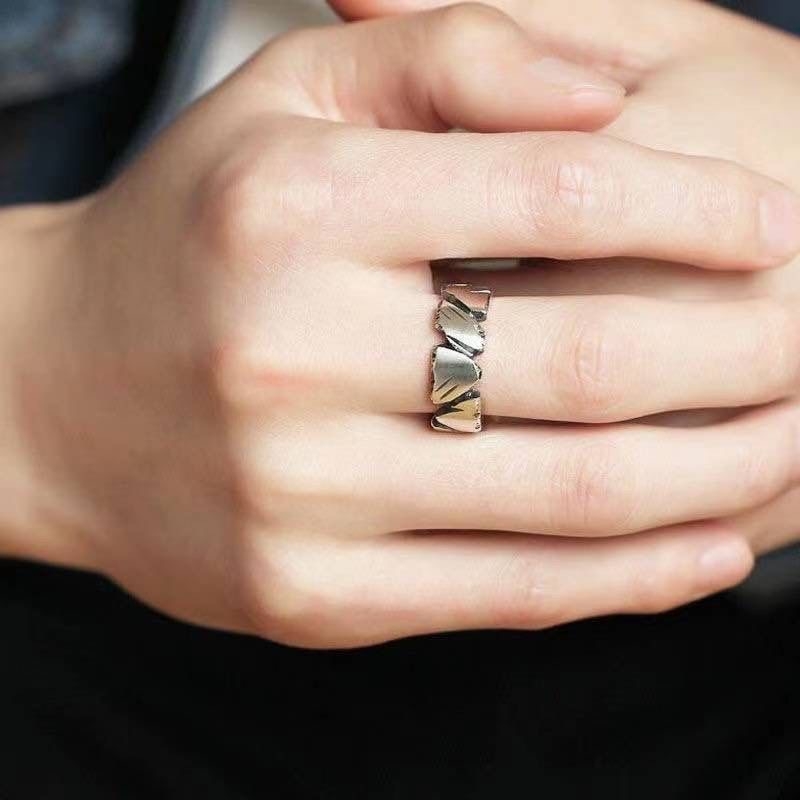 Prsteni za parove od sterling srebra – personalizirani, moderni za muškarce i žene, vječna ljubav, podesivi obujam