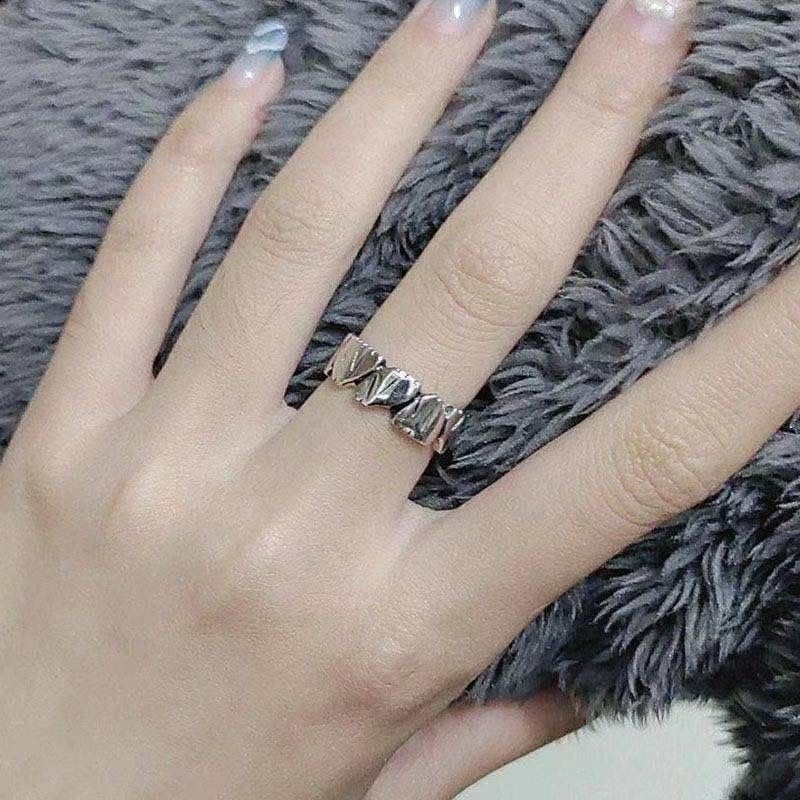 Prsteni za parove od sterling srebra – personalizirani, moderni za muškarce i žene, vječna ljubav, podesivi obujam