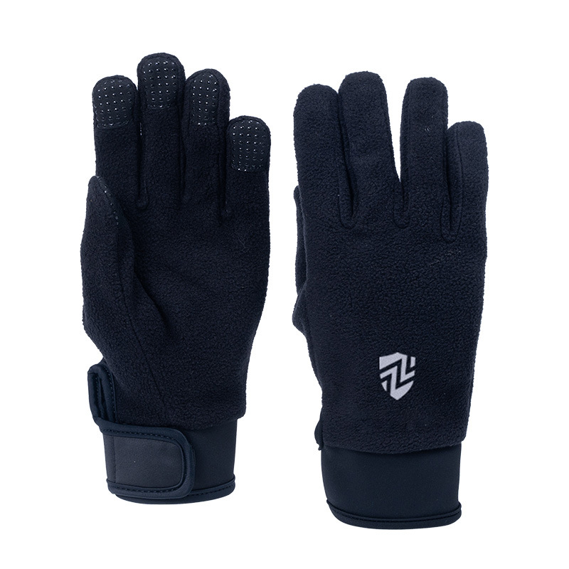 Мъжки и дамски ръкавици за спорт на открито, зимна топлина, тънки полар флис ръкавици за есен и зима, пълни пръсти, съвместими със сензорен екран