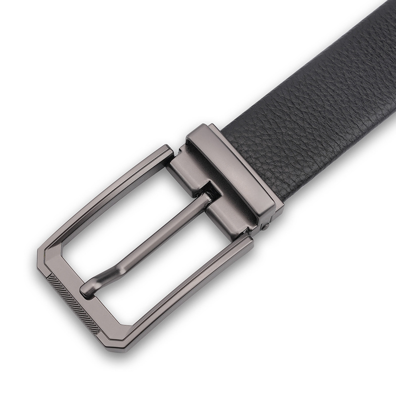 Muški remen od prave kože, casual, minimalistička kopča s iglom, širina 2–4 cm, moderan i svestran