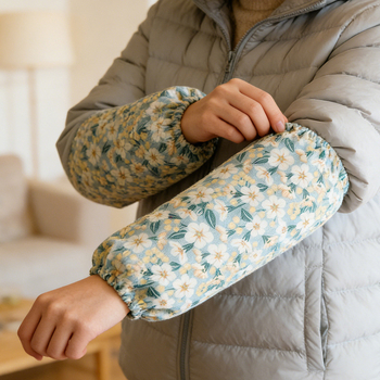 Προστατευτικά μανίκια με εκτύπωση σε αγροτικό στυλ, βελουδωτό ύφασμα, αντι-λεκέ, ανθεκτικά στη φθορά, αντιολισθητικά, οικιακή χρήση