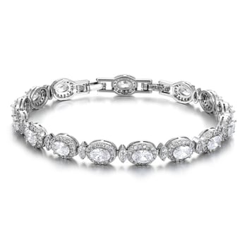 Nova podesiva narukvica s šarenim cirkonima, unisex, europsko-američki modni stil, hip-hop tenis lanac s kamenjem