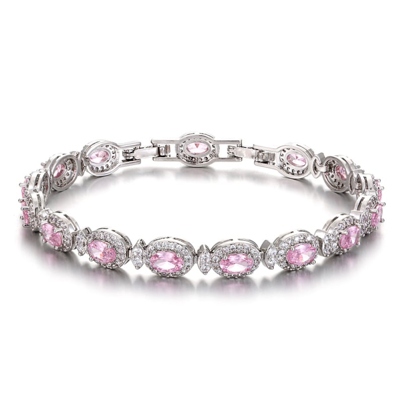 Nova podesiva narukvica s šarenim cirkonima, unisex, europsko-američki modni stil, hip-hop tenis lanac s kamenjem