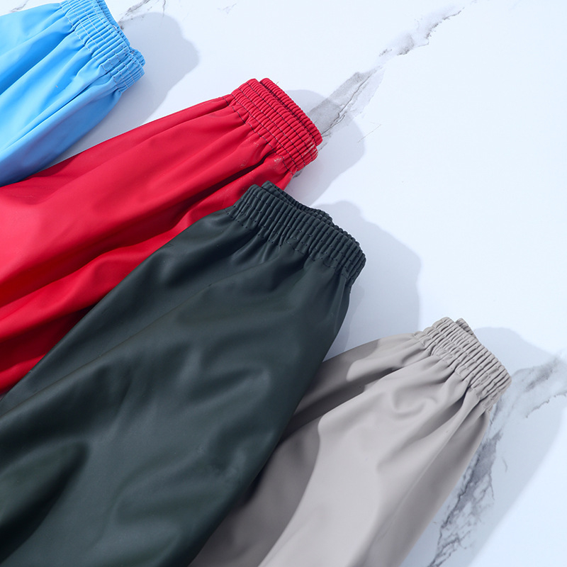 Αδιάβροχες δερμάτινες μανσέτες για άνδρες και γυναίκες, παχιές, ανθεκτικές σε λάδι και φθορά, προστασία από βρωμιά