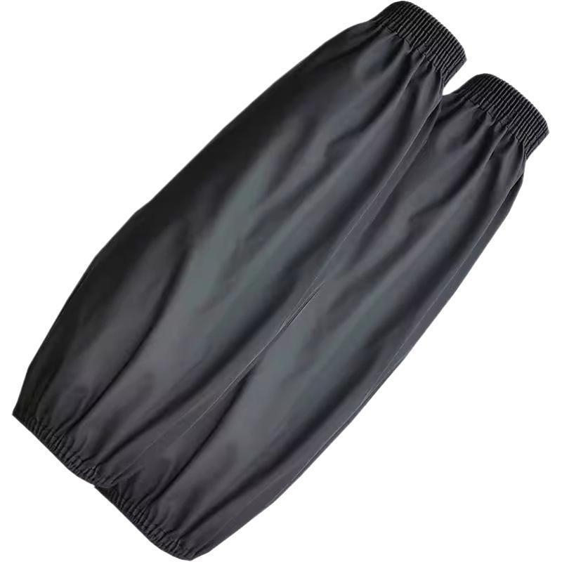 Αδιάβροχες δερμάτινες μανσέτες για άνδρες και γυναίκες, παχιές, ανθεκτικές σε λάδι και φθορά, προστασία από βρωμιά