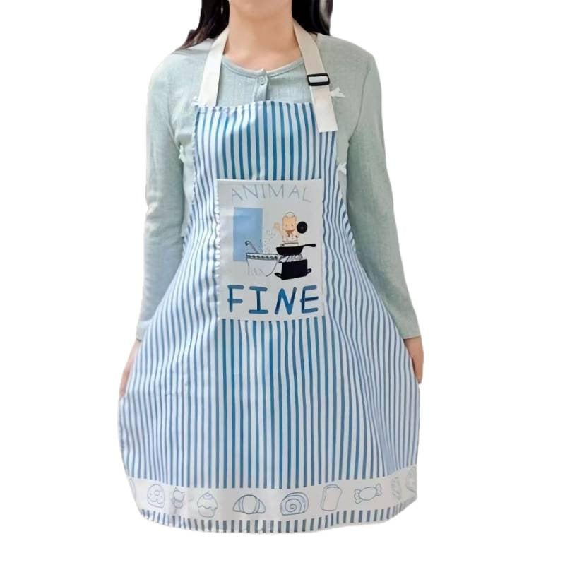 Ποδιά κουζίνας χωρίς μανίκια, κορεατικού στυλ, αδιάβροχη και ανθεκτική στα λίπη, γυναικείο ρούχο εργασίας