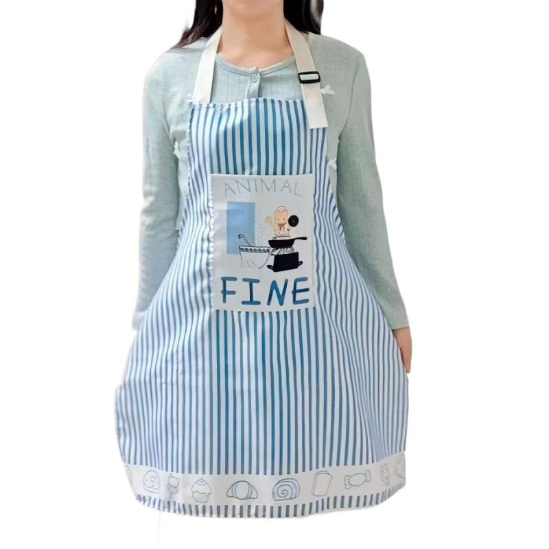 Ποδιά κουζίνας χωρίς μανίκια, κορεατικού στυλ, αδιάβροχη και ανθεκτική στα λίπη, γυναικείο ρούχο εργασίας