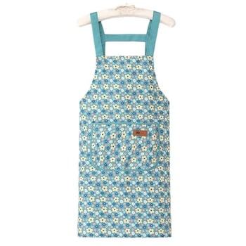 Νέο στυλ ποδιά με ιμάντα, ανθεκτική στο λάδι, με εκτύπωση, αδιάβροχη, χωρίς μανίκια, για ενήλικες – κουζίνα και οικιακές εργασίες