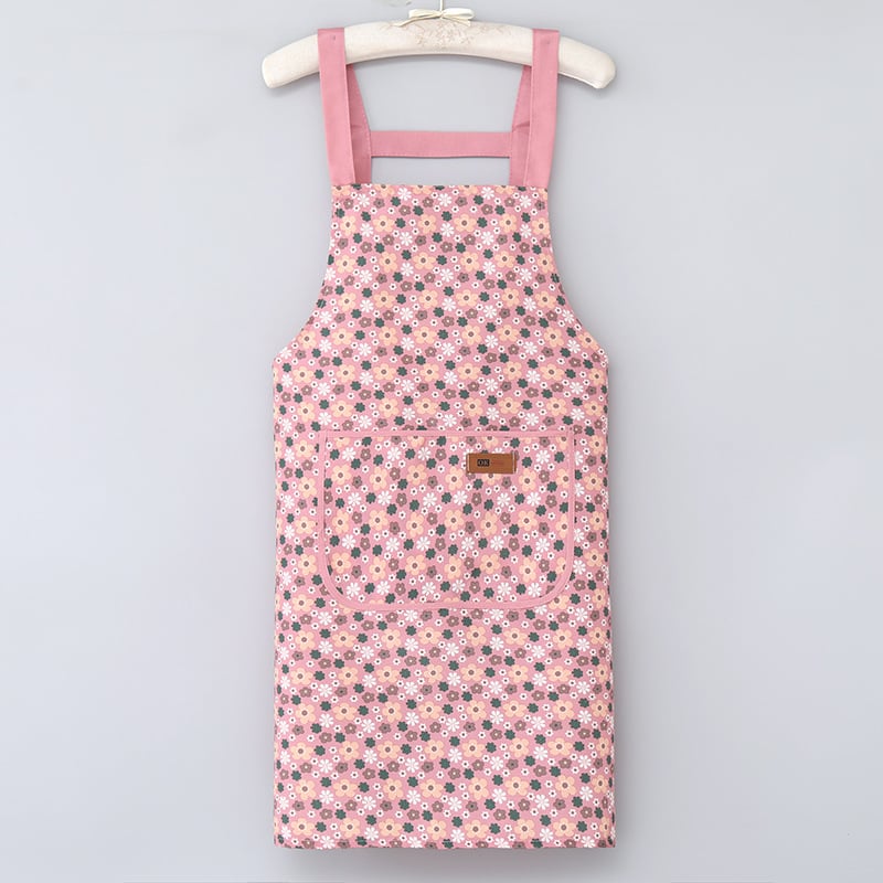 Νέο στυλ ποδιά με ιμάντα, ανθεκτική στο λάδι, με εκτύπωση, αδιάβροχη, χωρίς μανίκια, για ενήλικες – κουζίνα και οικιακές εργασίες