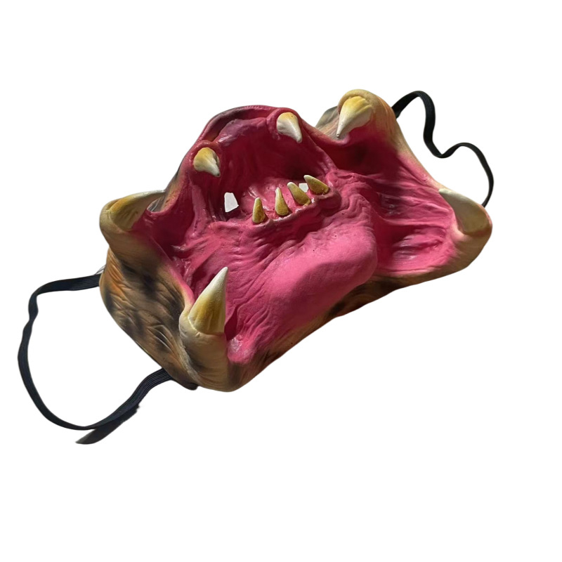 Latex maska Alien vs. Predator, pola lica za Noć vještica, rekvizita za kostim s motivom životinje