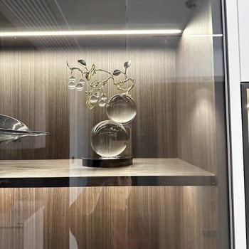 Kristalni ukras u obliku tikve za dnevni boravak, dekoracija za vinsku vitrinu, klasični stil