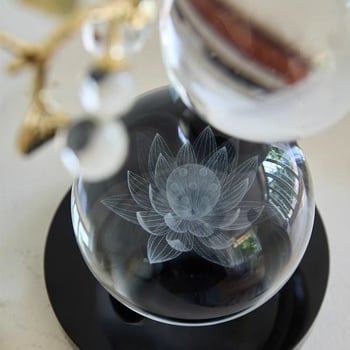 Kristalni ukras u obliku tikve za dnevni boravak, dekoracija za vinsku vitrinu, klasični stil