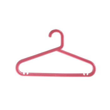 Σετ 8 μικρών πολύχρωμων πλαστικών κρεμάστρων για παιδιά, με αντιολισθητικό σχεδιασμό