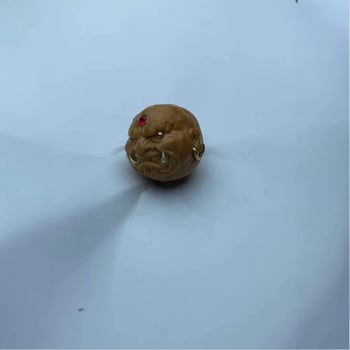 Narukvica od Bodhi perli Monkey Head Walnut, privjesak zlog monaha, motiv Treće oko i očnjaci