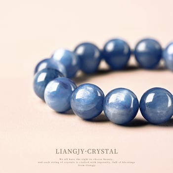 Prirodne kristalne perle, prave kyanit perle, okrugle perle, razdjelne perle, dodaci za DIY narukvicu