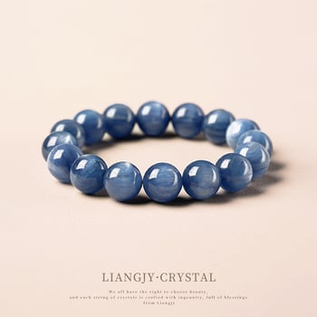 Prirodne kristalne perle, prave kyanit perle, okrugle perle, razdjelne perle, dodaci za DIY narukvicu