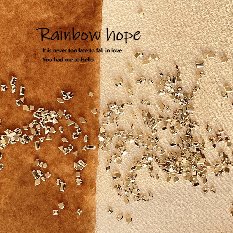 Huazi вдъхновени K9 кристали с плоско дъно, инвертиран ръб, Pure Desire стил, искряща смес от дизайни за нокти, DIY аксесоари за маникюр