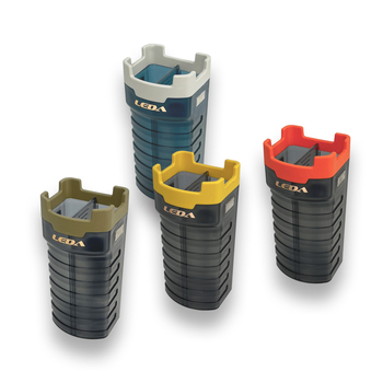 LEDA открита кутия за риболов и етажерка за съхранение, многофункционален държач за примамки и чаша